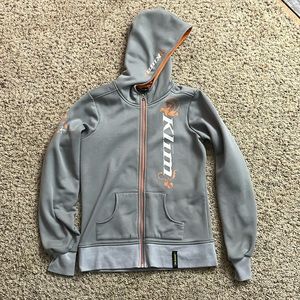 Klim zip up hoodie size small
